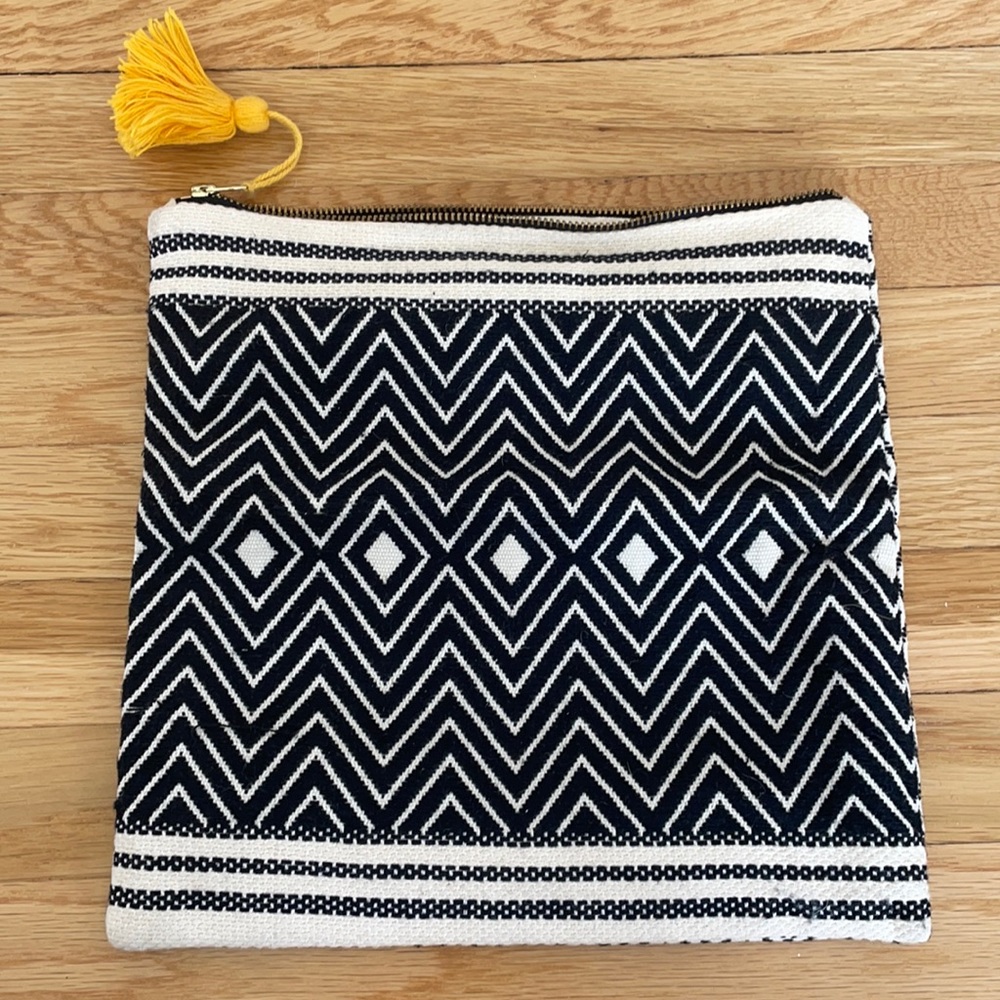 Tribal print clutch